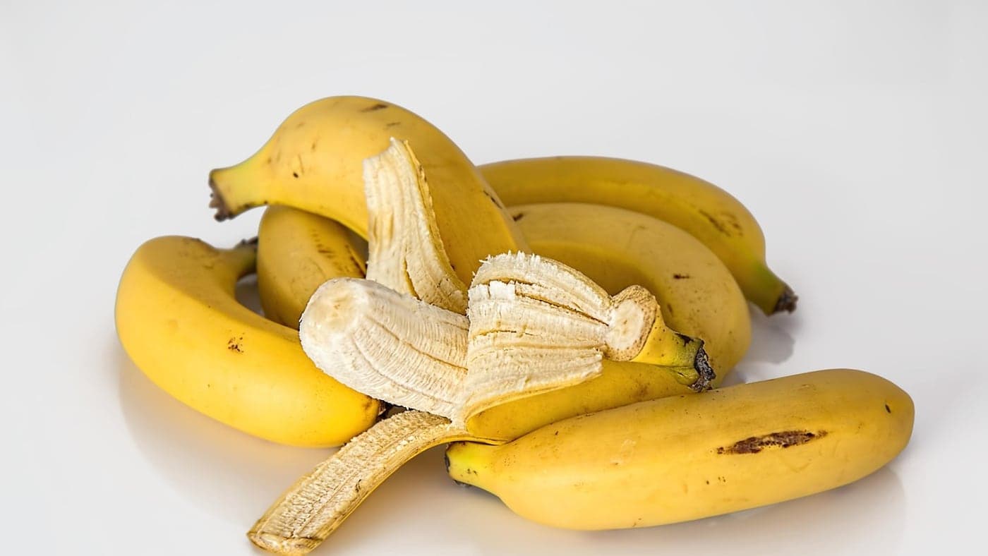 バナナのようにいつも食べているおやつも、補給の練習に使えます (Photo: stevepb / Pixabay)